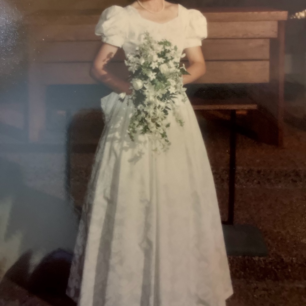 Laura Ashley Cream Bridal Gown